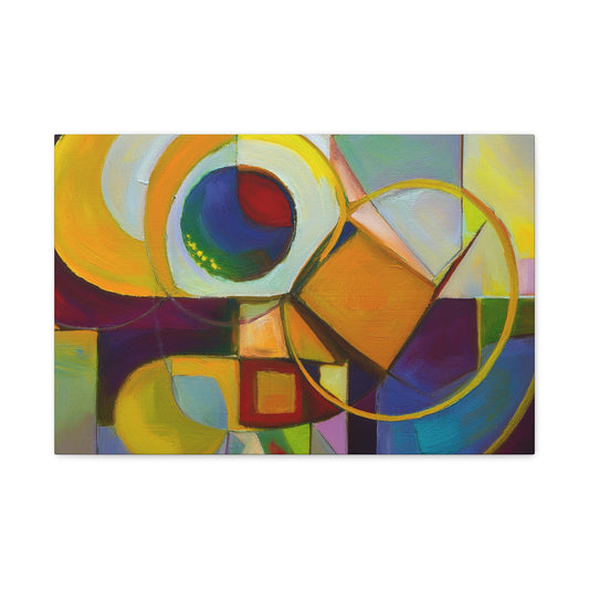 Abstract Oil Painting Print Canvas 24x16 30x20 36x24 48x32 60x40 Bright Latex Inks Horizontal Pine-Wood Inner Frame ABH-14