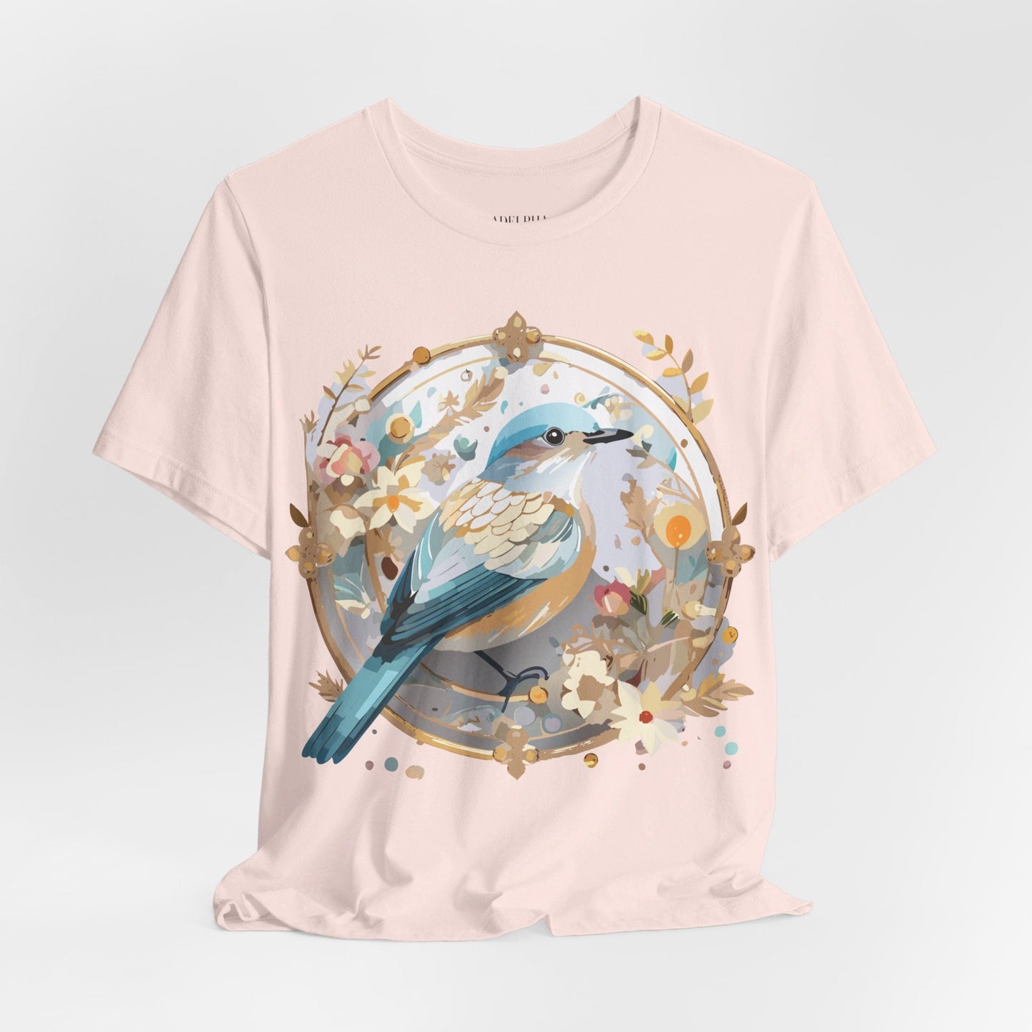 Adelpha Medallion Graphic T Shirt Unisex Short Sleeve Vintage Inspired Art Design