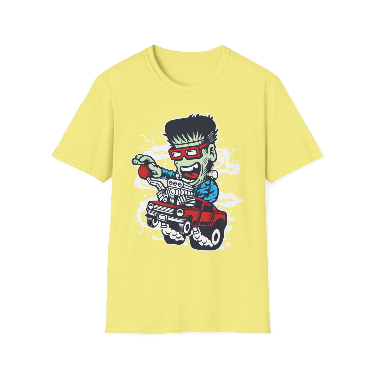 Cartoon T Shirt Animation Tee Funny Unisex Softstyle Gildan 64000 100 Percent Cotton