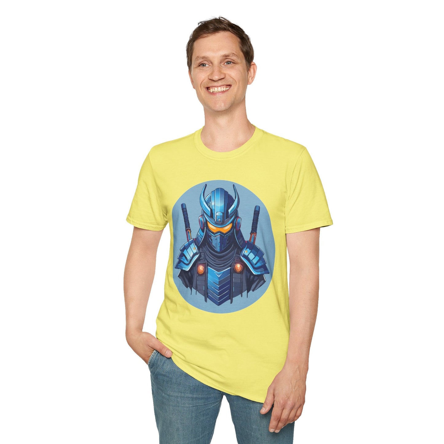 Samurai Shirt Unisex Softstyle T Shirt 100 Percent Ring Spun Cotton Gildan 64000