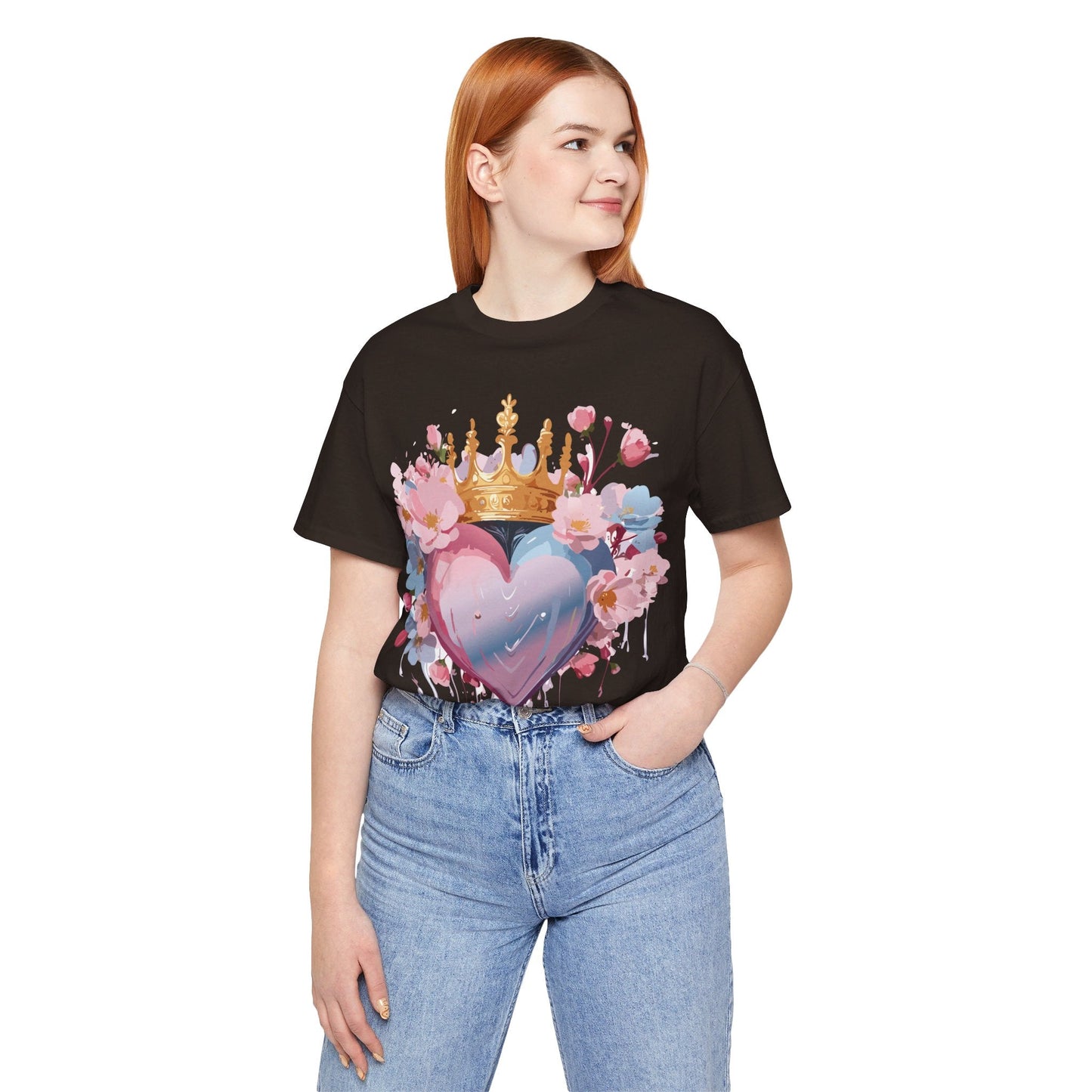 Valentine Graphic Tee Unisex Vintage Inspired Art From Adelpha Premium Jersey Short Sleeve Shirt