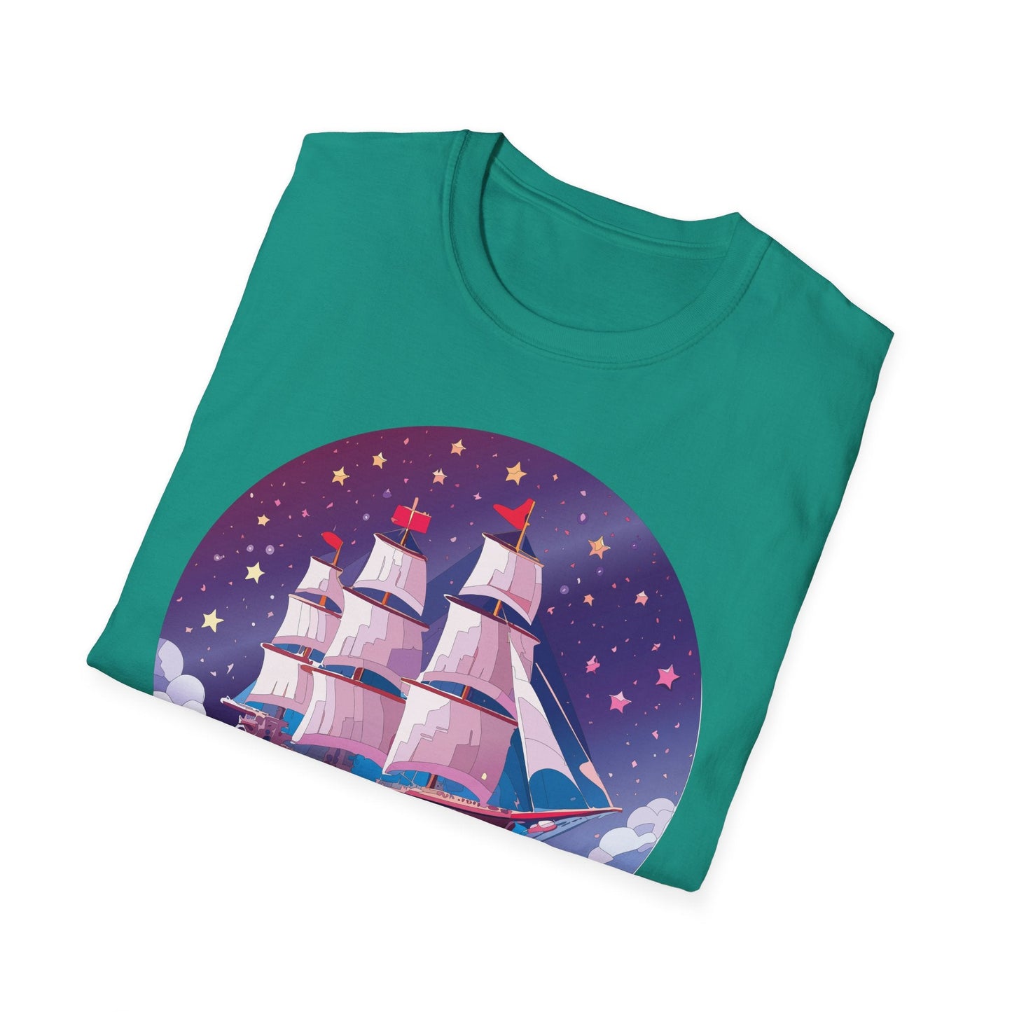 Ship T Shirts Frigate Vessel Tee Unisex Softstyle 64000 Gildan Ring Spun Cotton T Shirt