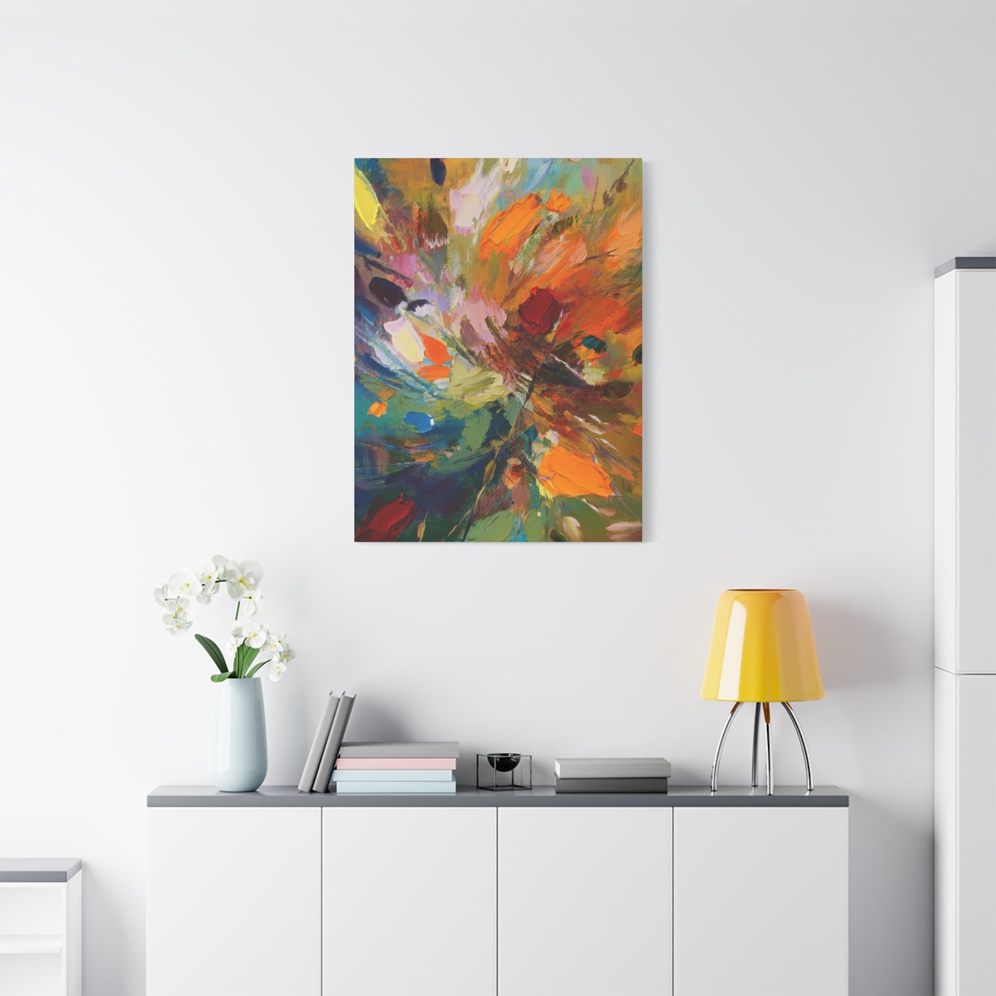 Abstract Oil Painting Print Canvas 20x24,20x30,24x30 24x32,24x36,30x40 32x48,36x48,40x60 Pine-Wood Inner Frame ABS-93