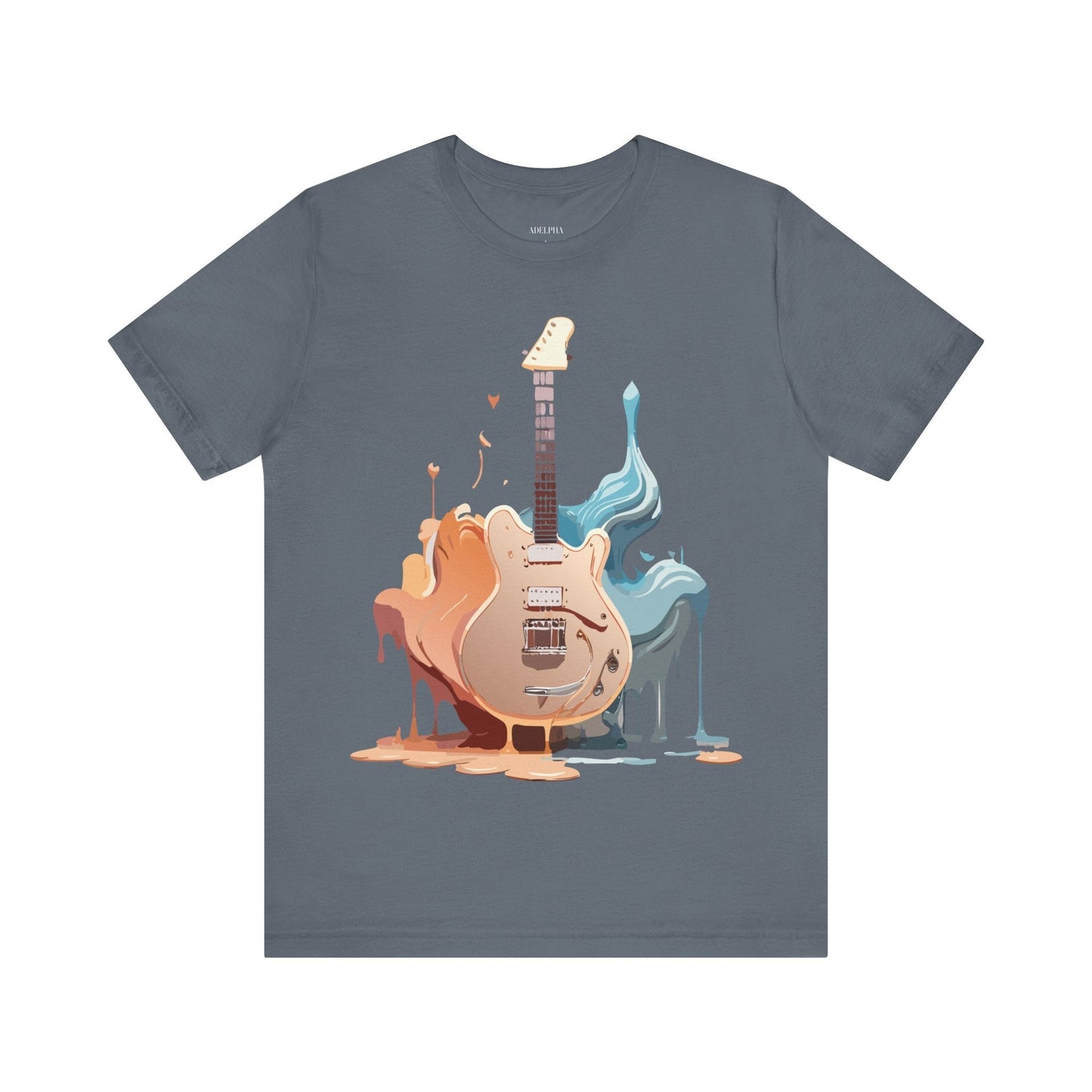 Adelpha Vintage Inspired Graphic Music T Shirt Unisex Short Sleeve Tee For Everyday Wear