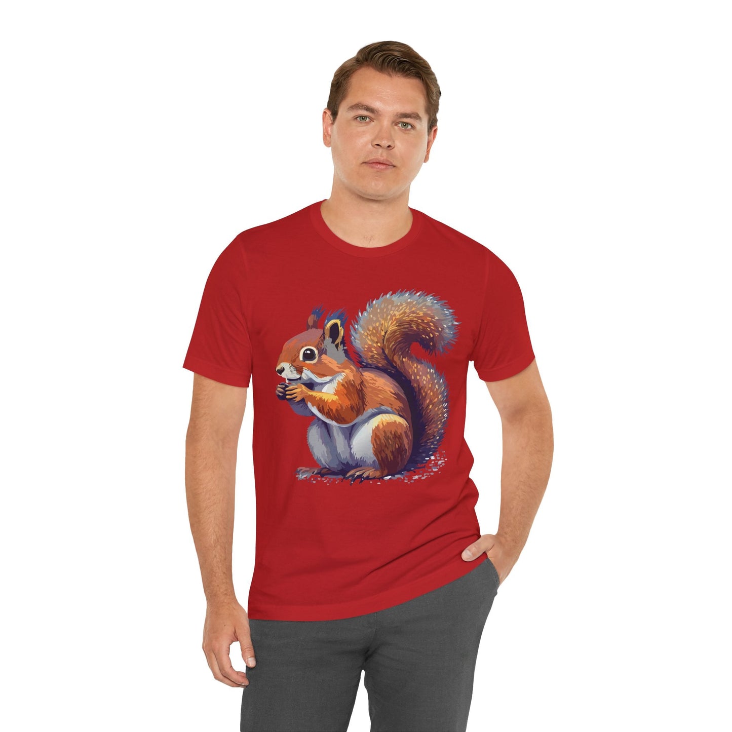 Unisex Animal Print Tee Shirt With Wild Animals Artwork Gildan Softstyle 64000 Cotton