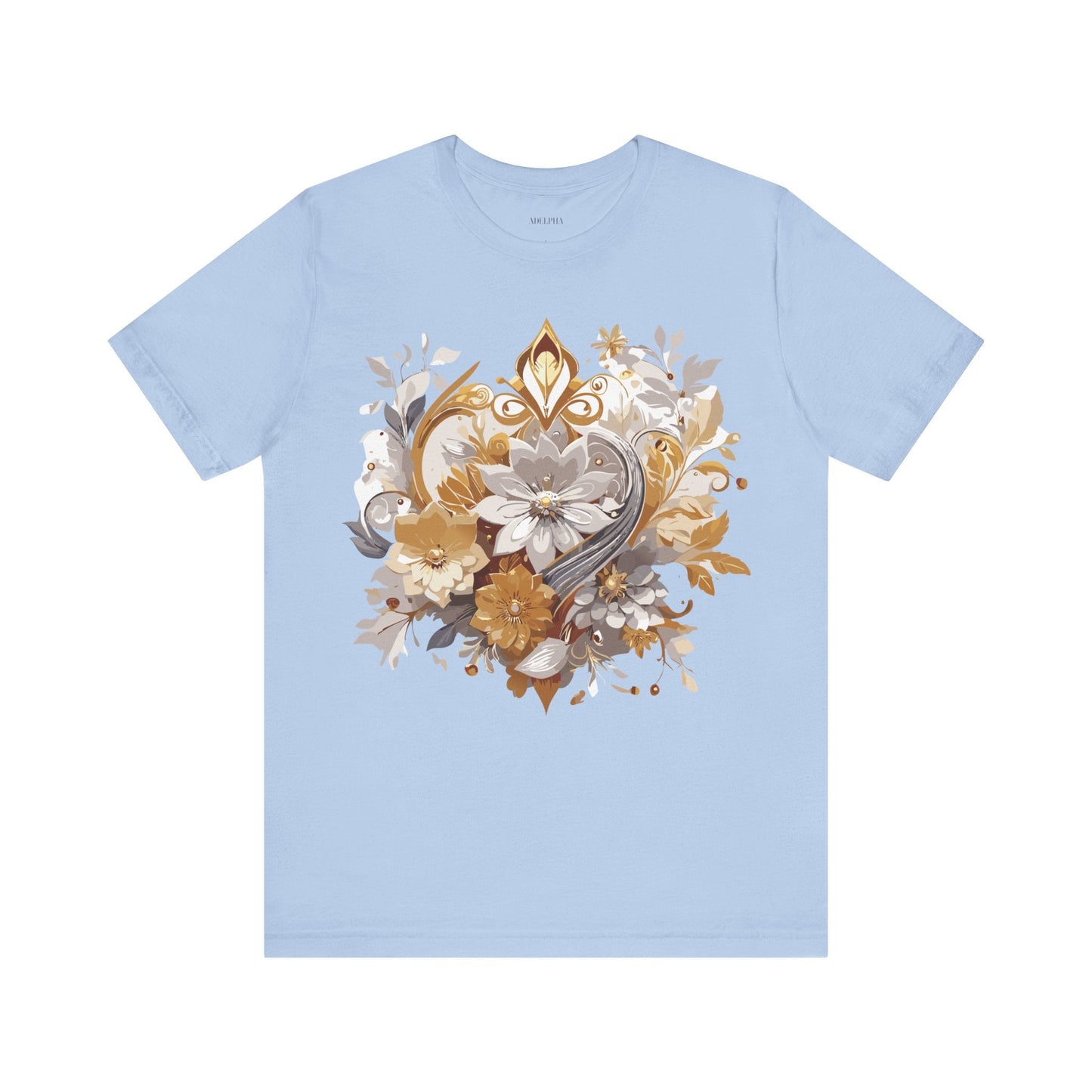 Adelpha Vintage Inspired Unisex Graphic Tee Short Sleeve Jersey Art Design Premium Casual Wear