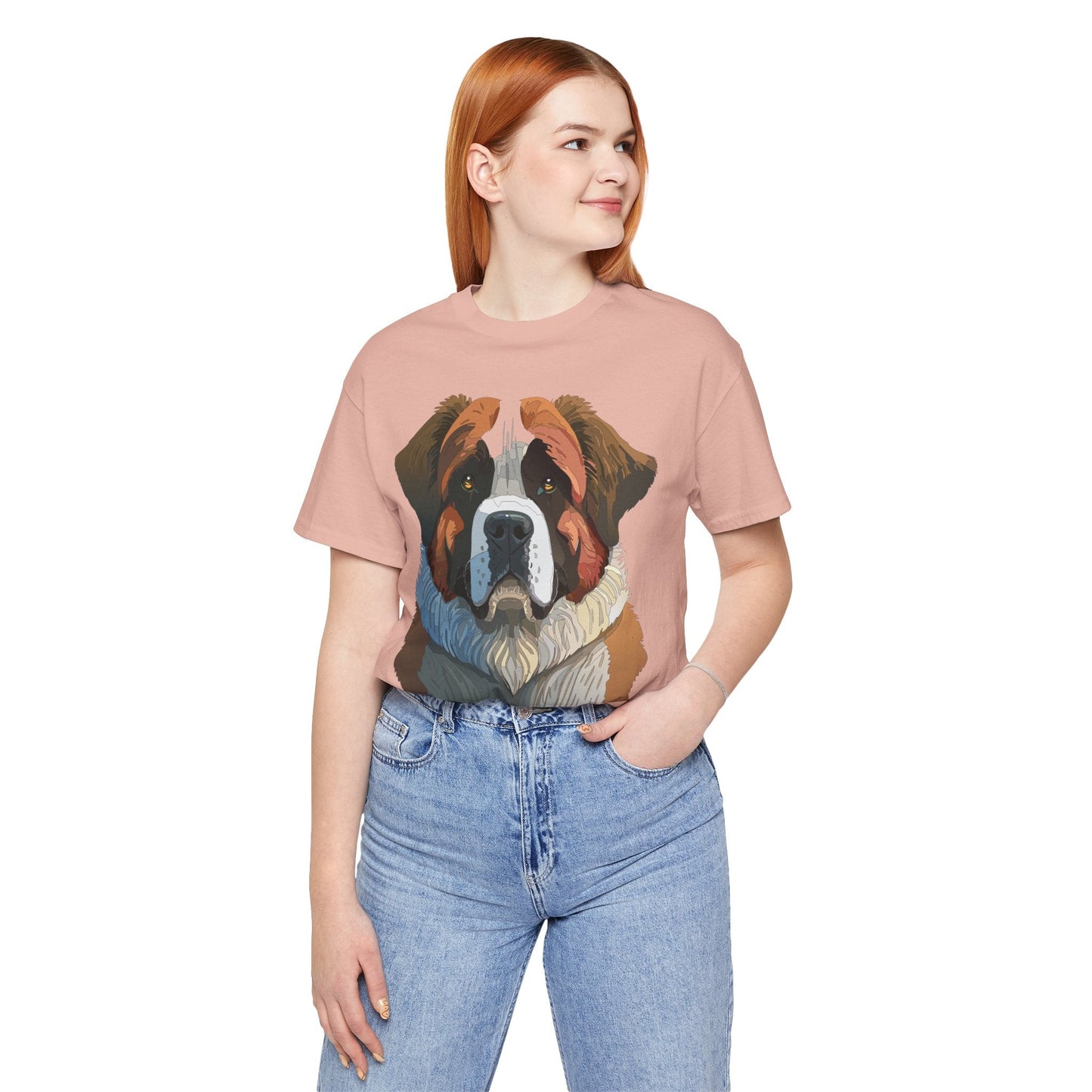 Unisex Animal Shirt Art Design Tee With Wild Animals Print Casual Comfort Wear Everyday Style