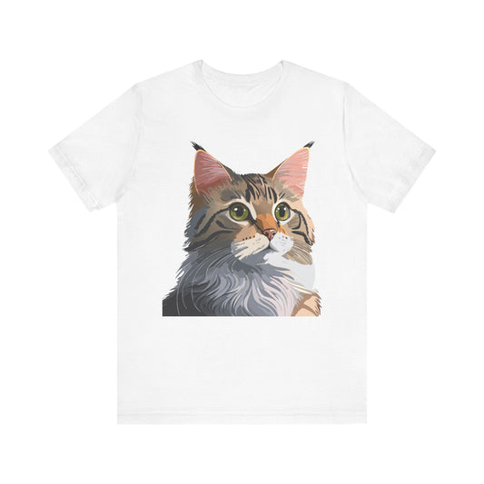 Unisex Animal Shirt Art Design Tee With Wild Animals Short Sleeve Comfort Wear Everyday