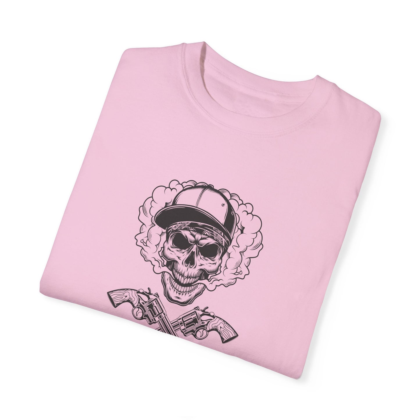 Unisex Cotton Tee Shirt with Skull