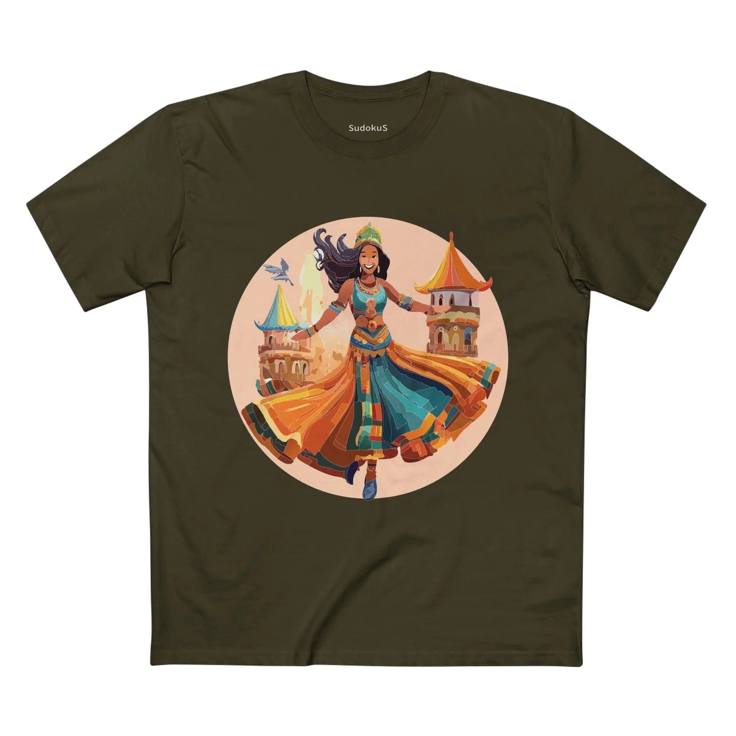 Dancer Graphic Unisex 100 Cotton Staple Tee 5