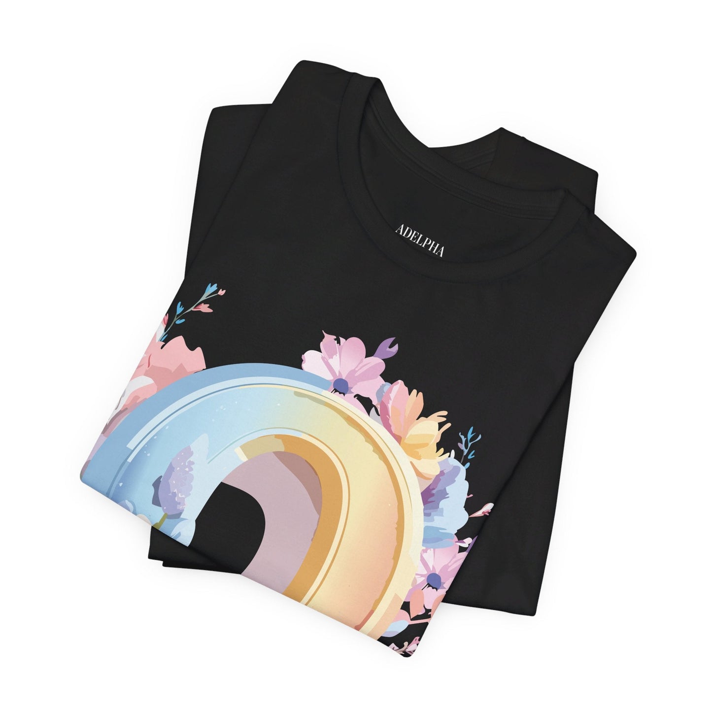 Letter O Shirt Unisex Graphic Tee Art Design Adelpha Vintage Inspired Short Sleeve Jersey