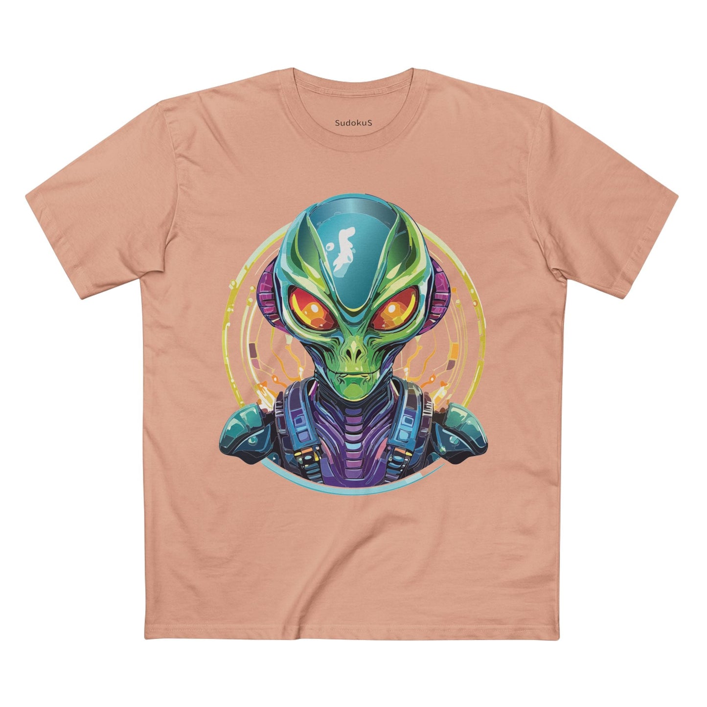 Aliens Graphic Unisex 100 Cotton Staple Tee 15
