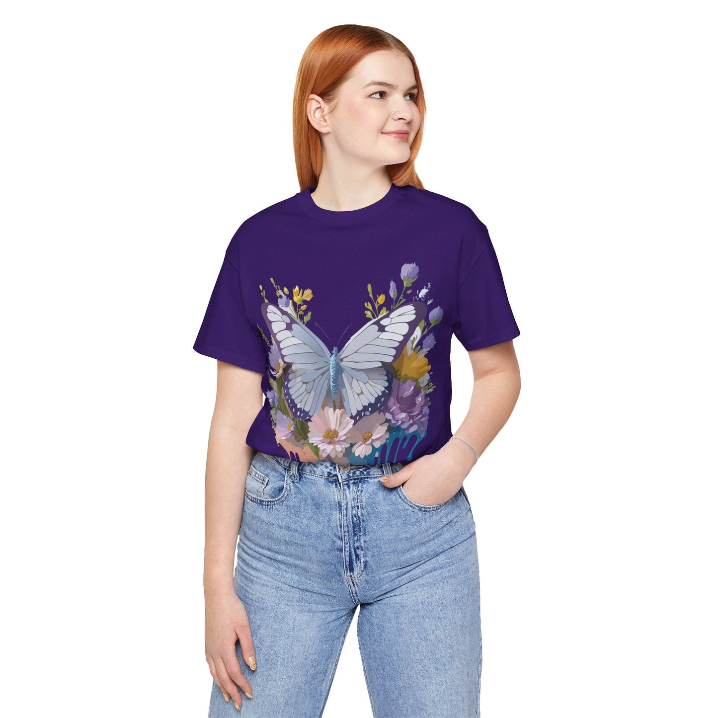 Butterfly Graphic Tee Unisex Jersey Short Sleeve From Adelpha Art Design