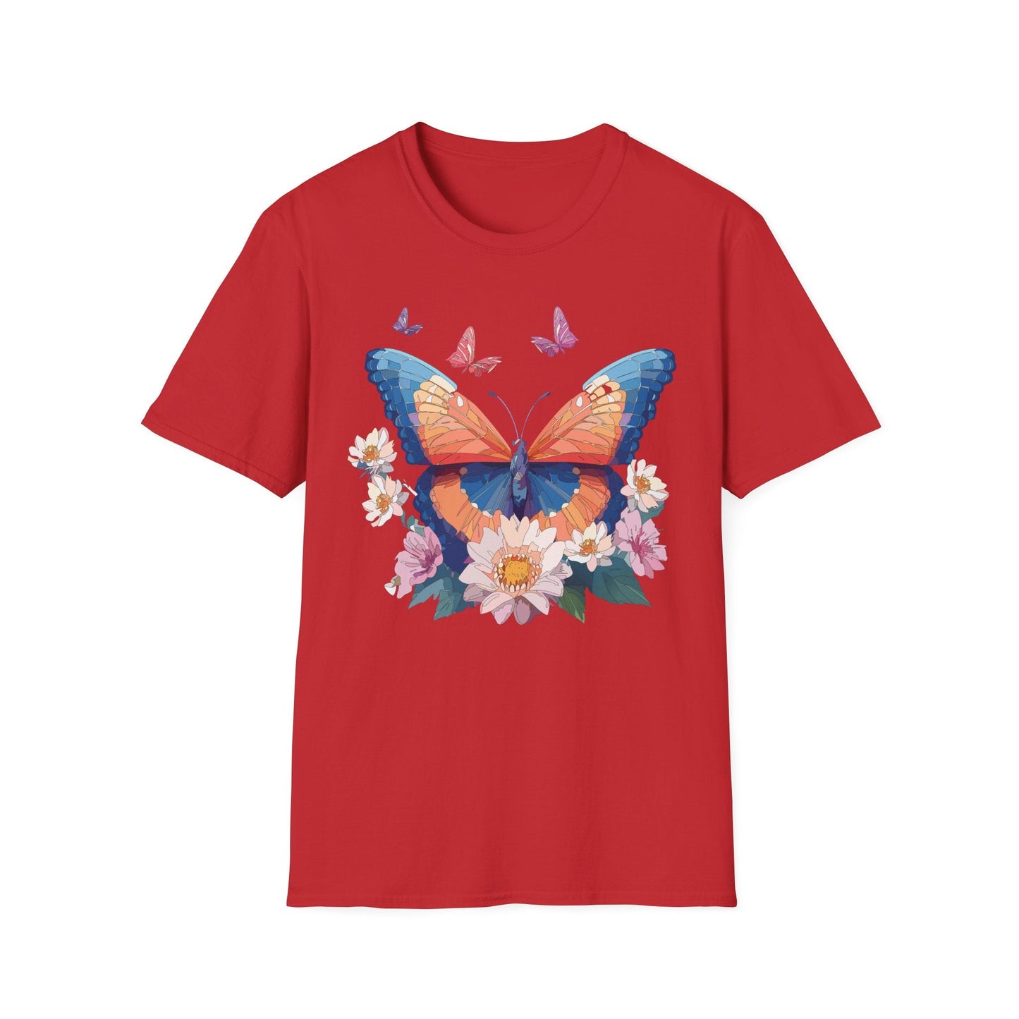 Monarch Butterfly Unisex Softstyle Tee Gildan 64000 Lightweight Breathable 100 Cotton Tee