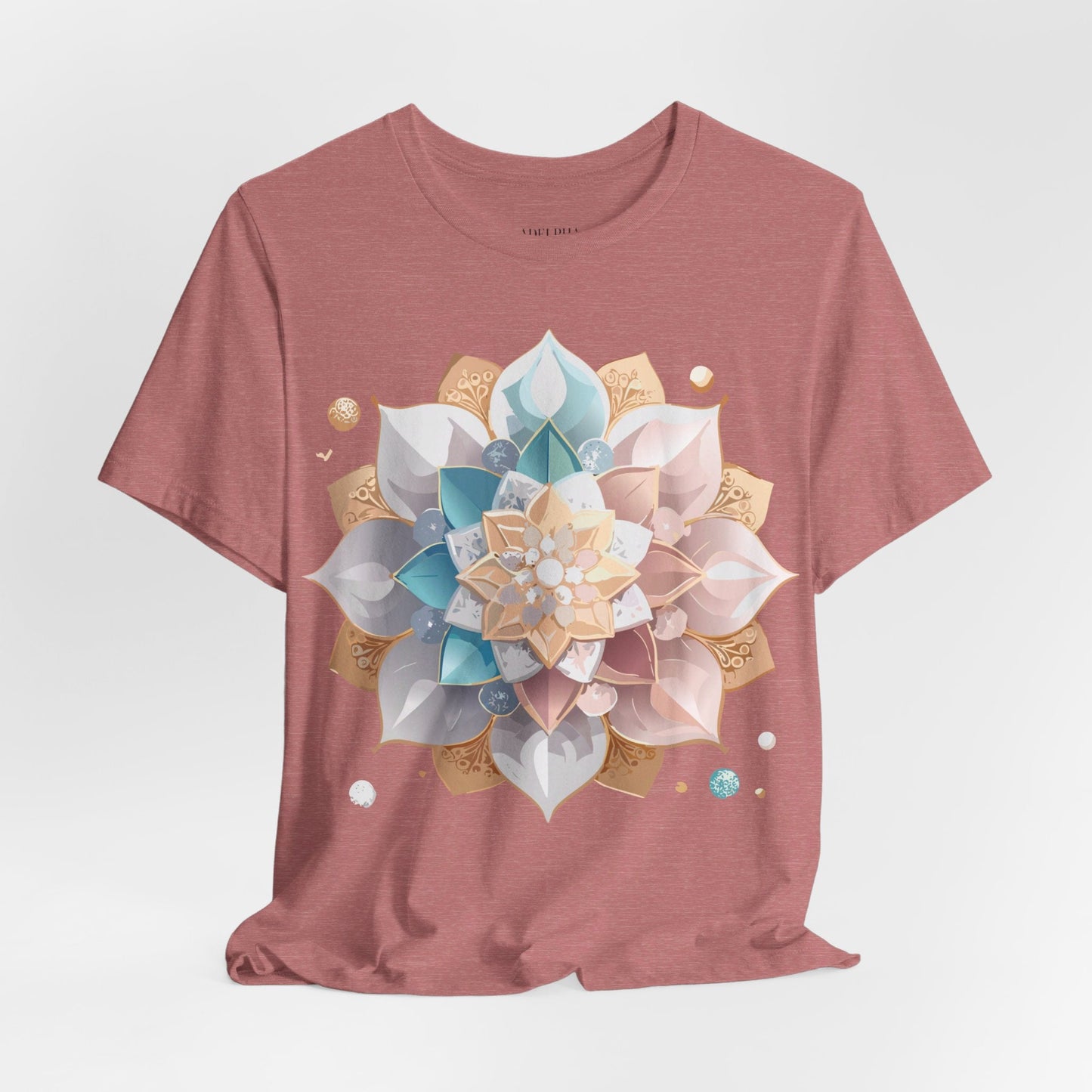 Adelpha Mandala Graphic Tee Unisex Jersey Short Sleeve Art Design Shirt Premium Comfort Wear