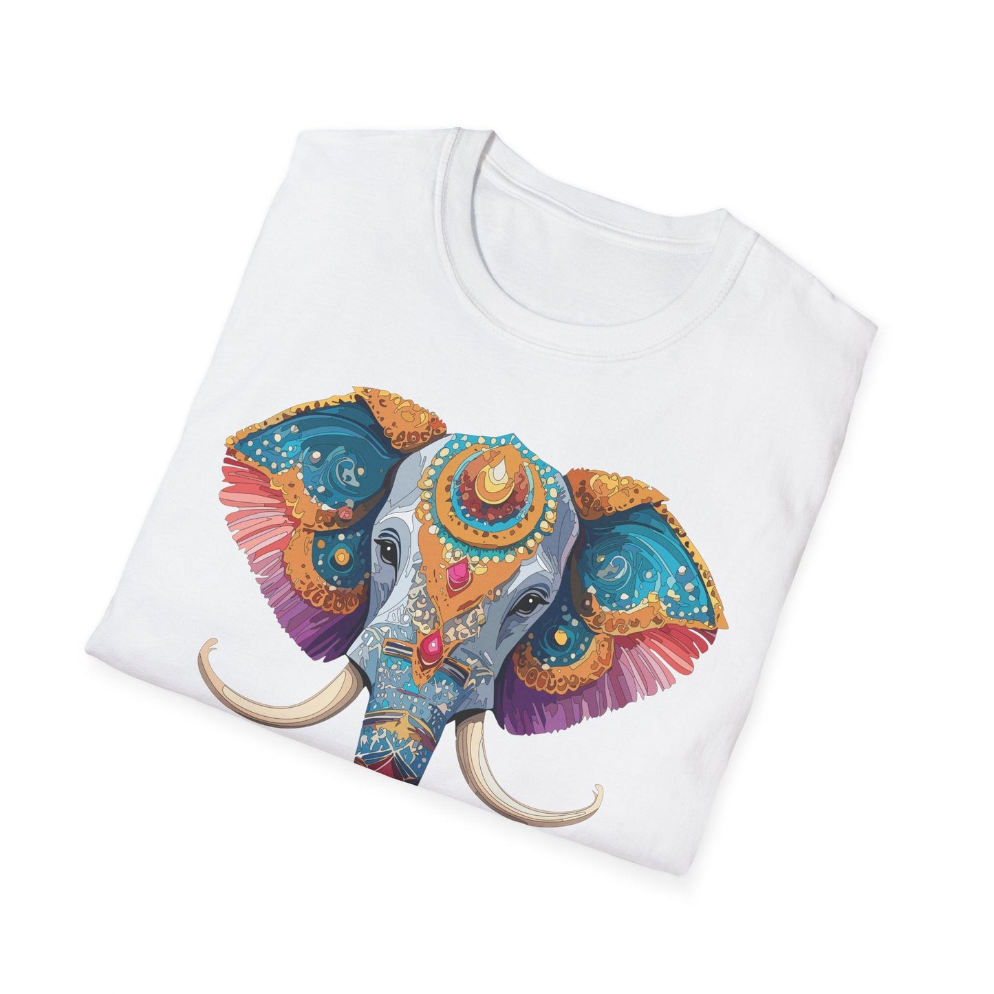Elephant Shirt Unisex Elephant Tee Softstyle Cotton Gildan 64000 Animal Tee Graphic Elephant Tee