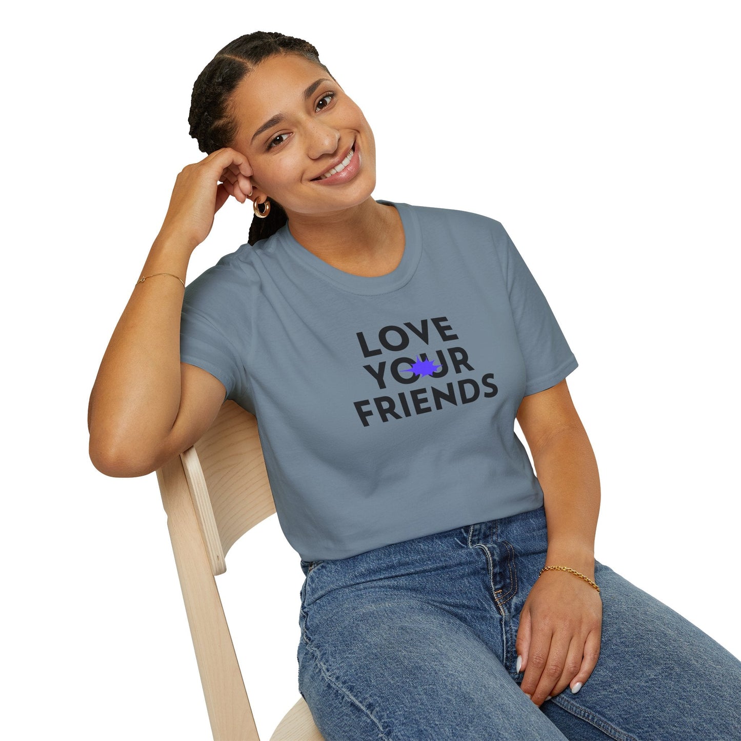 Positive Slogan T Shirts Unisex Gildan Softstyle 64000 Ring Spun Cotton Tee With Positive Quotes