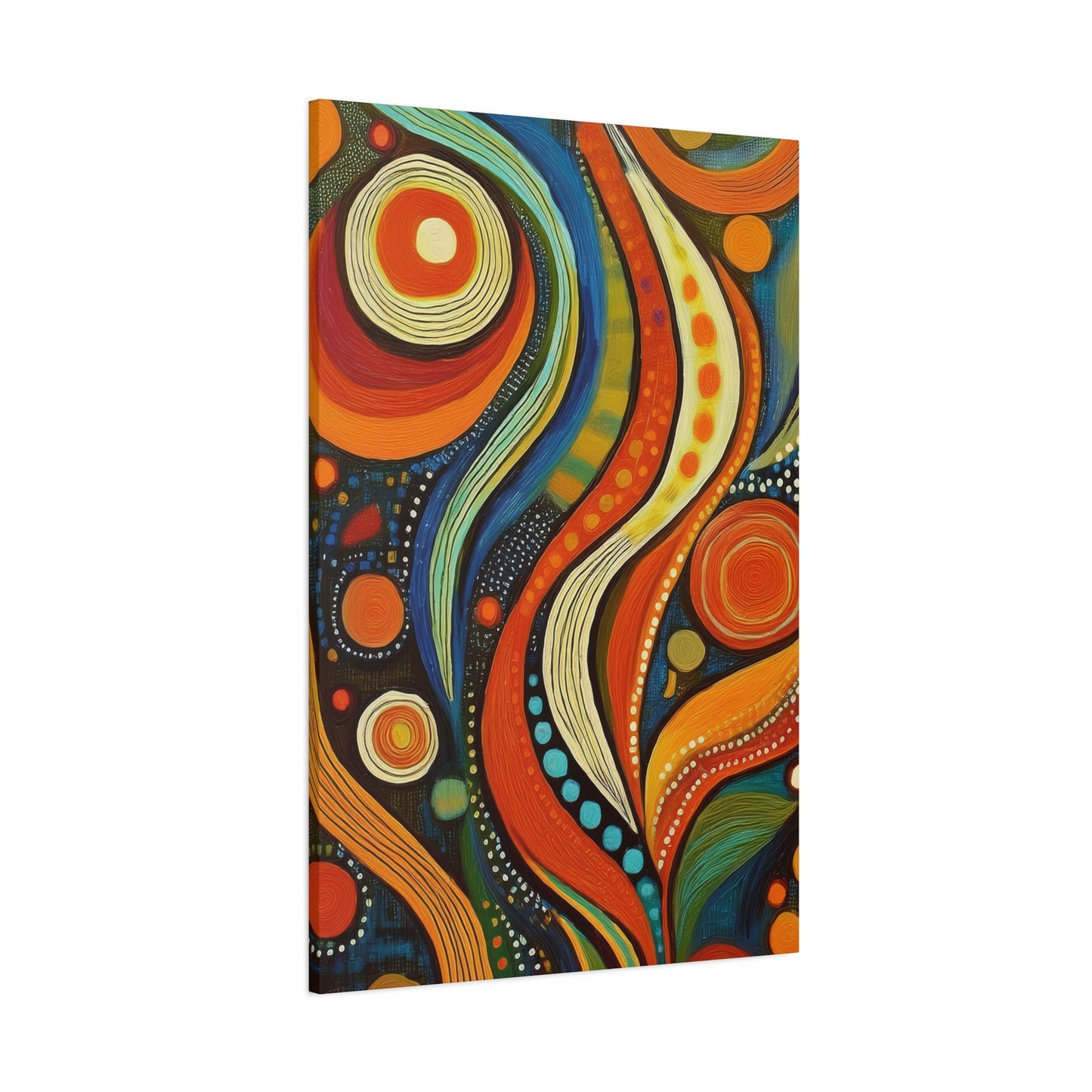 Abstract Oil Painting Print Canvas 20x24,20x30,24x30 24x32,24x36,30x40 32x48,36x48,40x60 Pine-Wood Inner Frame ABS-111