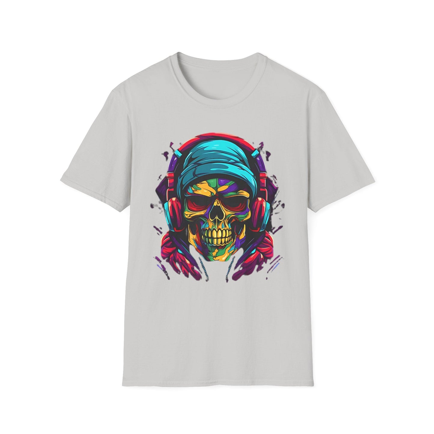 Skull T Shirt Unisex Skeleton Design Gildan Softstyle Cotton Tee for Men Women Durable