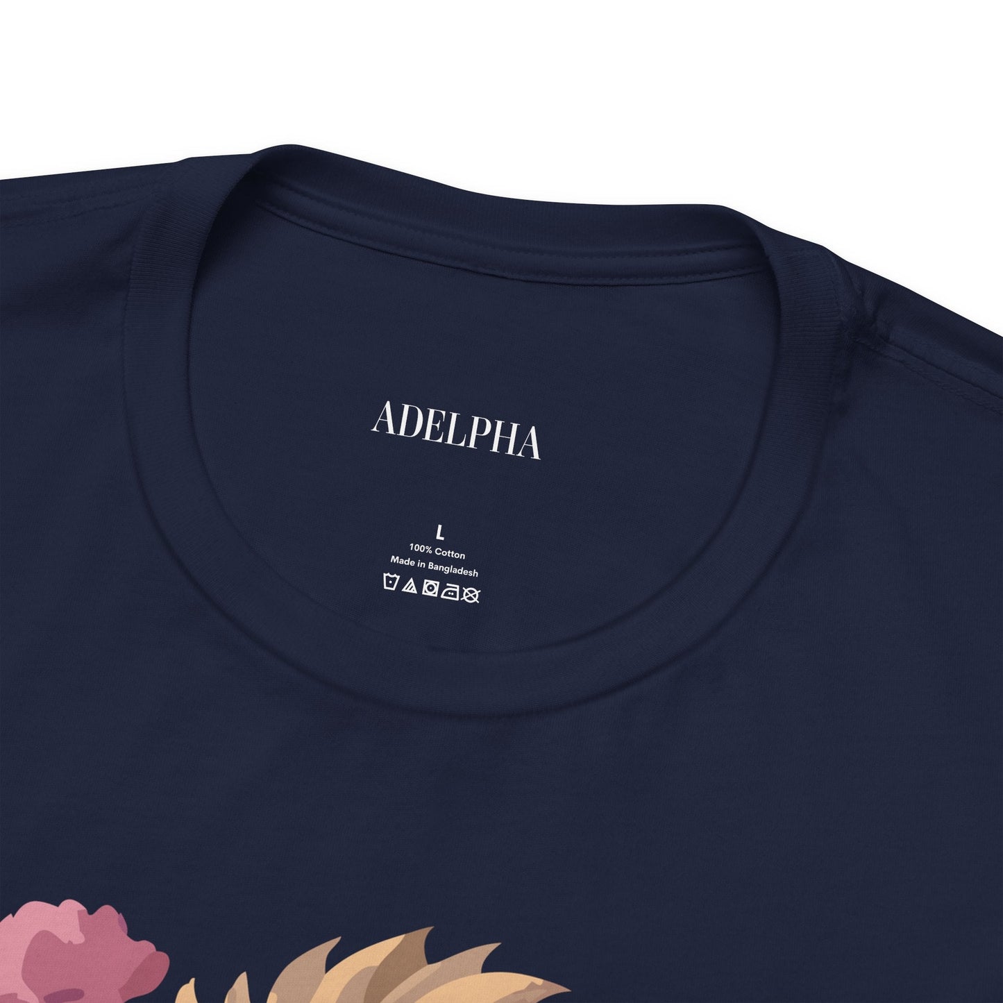 Adelpha Lion Shirt Unisex Graphic Tee Short Sleeve Vintage Style Lion Design Artwork