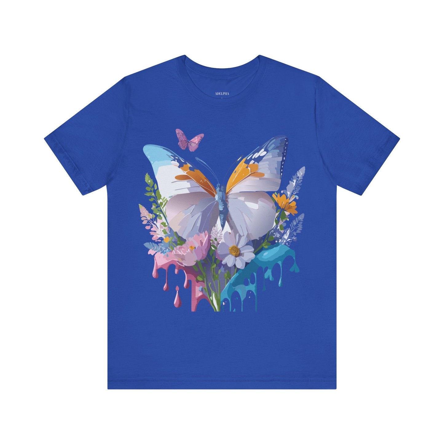 Adelpha Butterfly Graphic Tee Vintage Inspired Unisex Short Sleeve Shirt