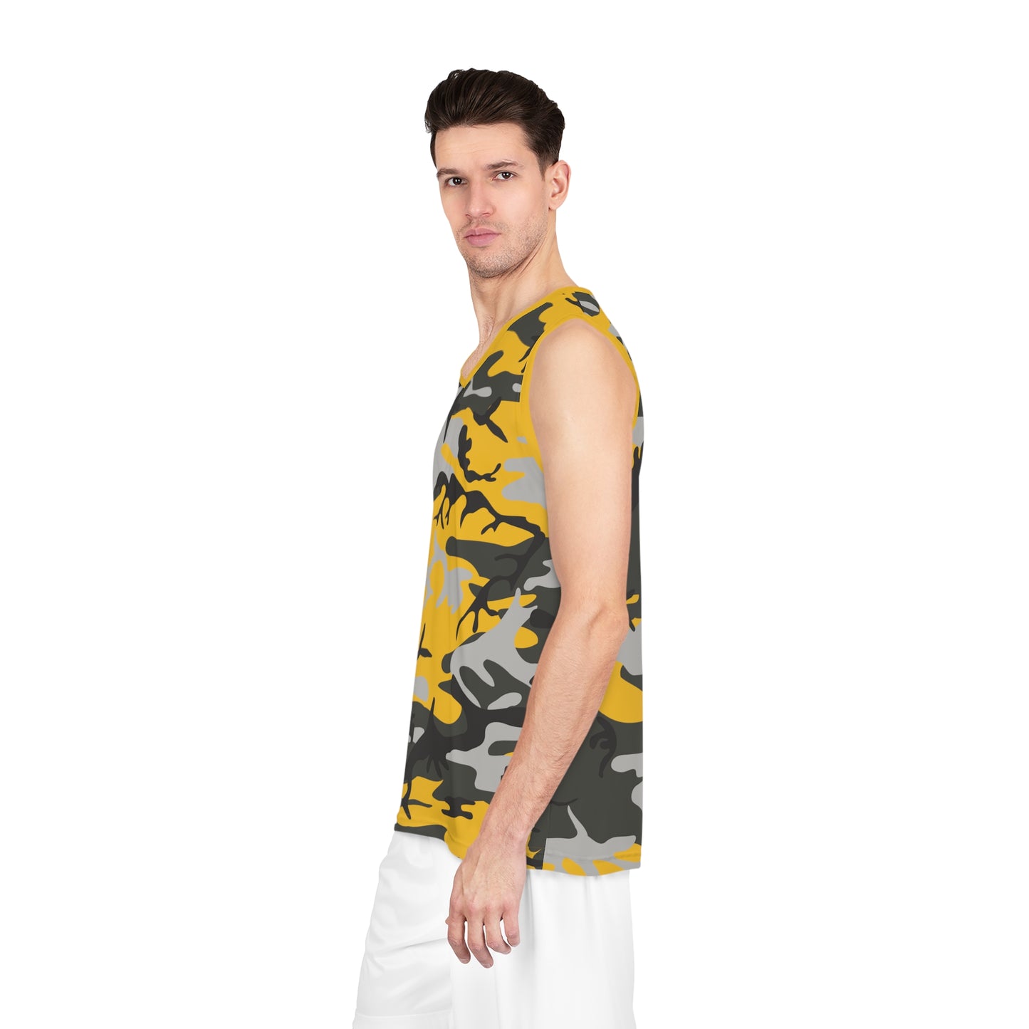 T-shirt de basket-ball camouflage pour hommes 