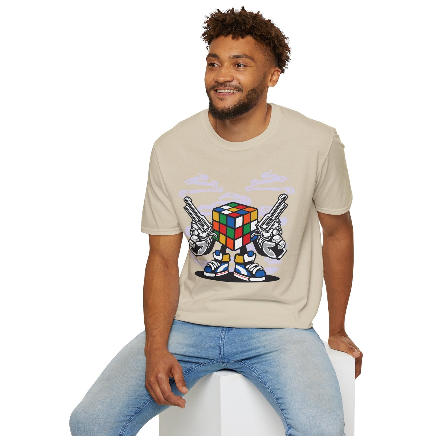 Cartoon Animation Funny T Shirt Gildan Softstyle 64000 Unisex Short Sleeve Cotton Tee