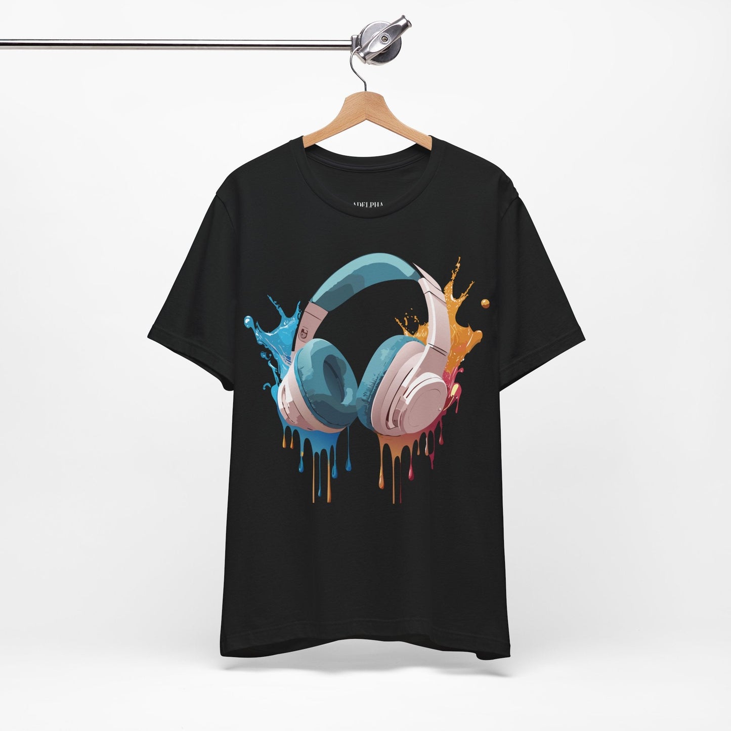Adelpha Graphic Tee Unisex Music Artwork Vintage Inspired Jersey Short Sleeve Shirt