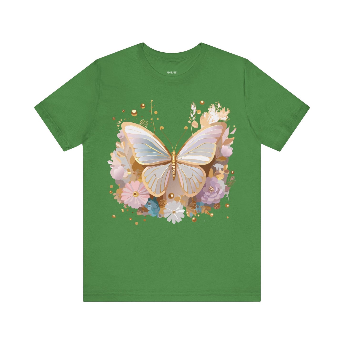 Unisex Graphic Tee With Adelpha Artwork Vintage Butterfly Inspired Art Design Tee