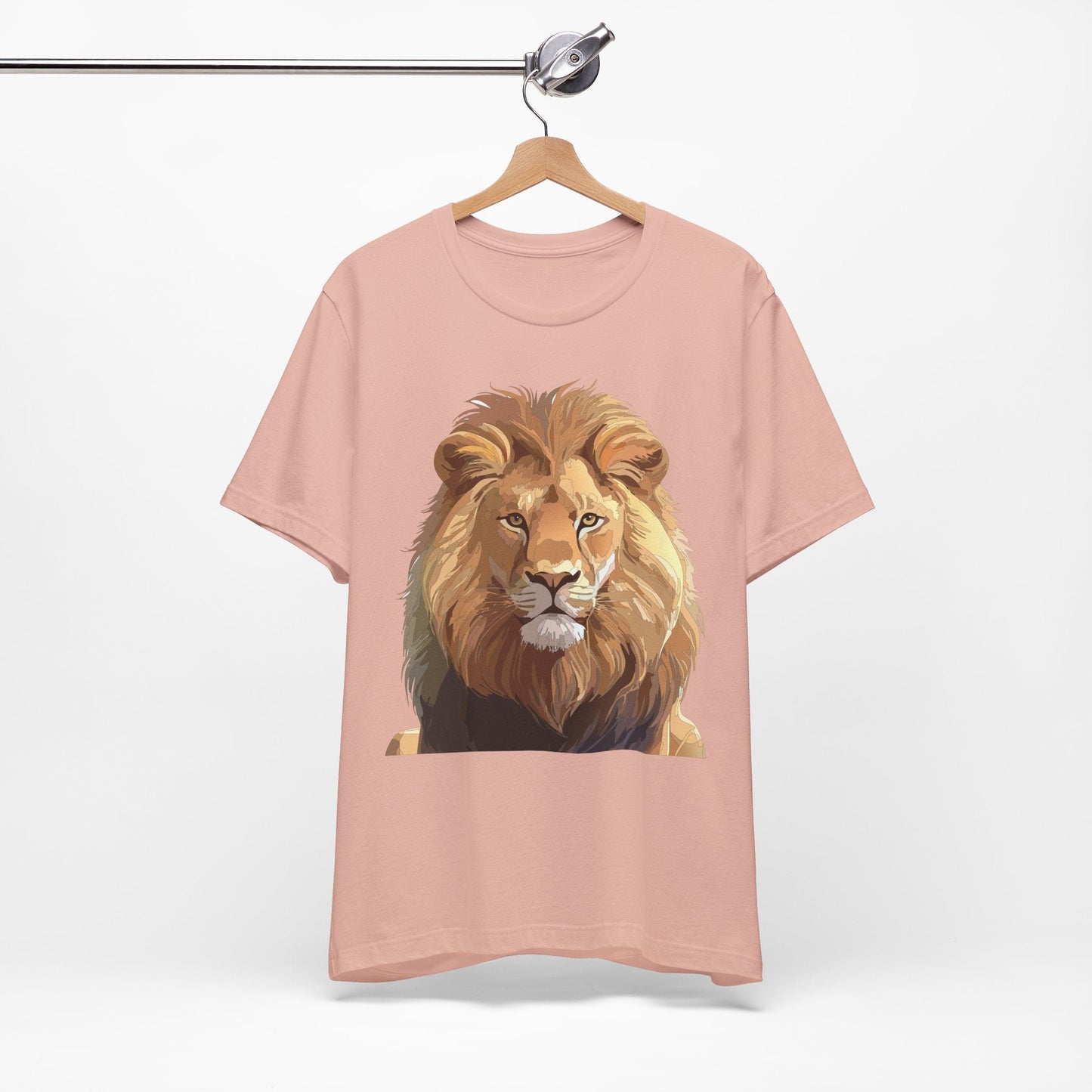 Unisex Animal Art Tee Shirt With Wild Animals Design Gildan 64000 Softstyle Cotton