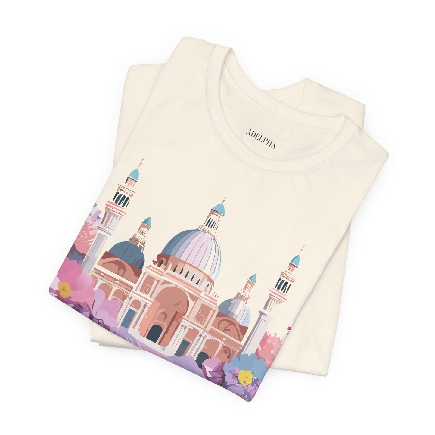 Venice Tourist Graphic Tee Unisex Jersey Short Sleeve Art Shirt By Adelpha Vintage Style