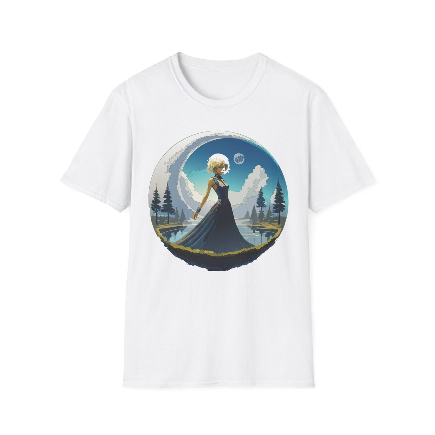 Womens Graphic T Shirt Art Design Tee Gildan Softstyle 64000 Unisex Short Sleeve