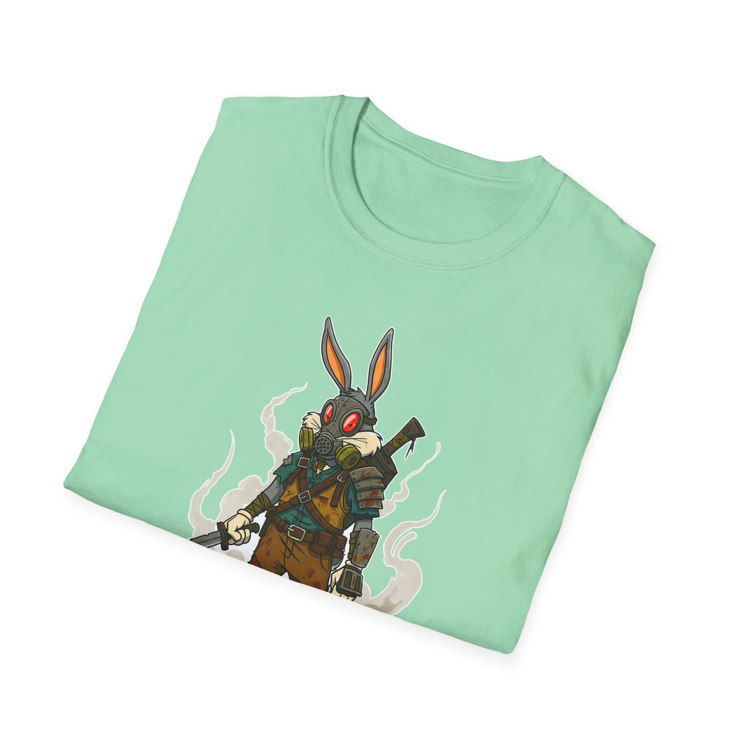 Cartoon Bunny Graphic Unisex Cotton Animal Animation Artwork Design Tee 13