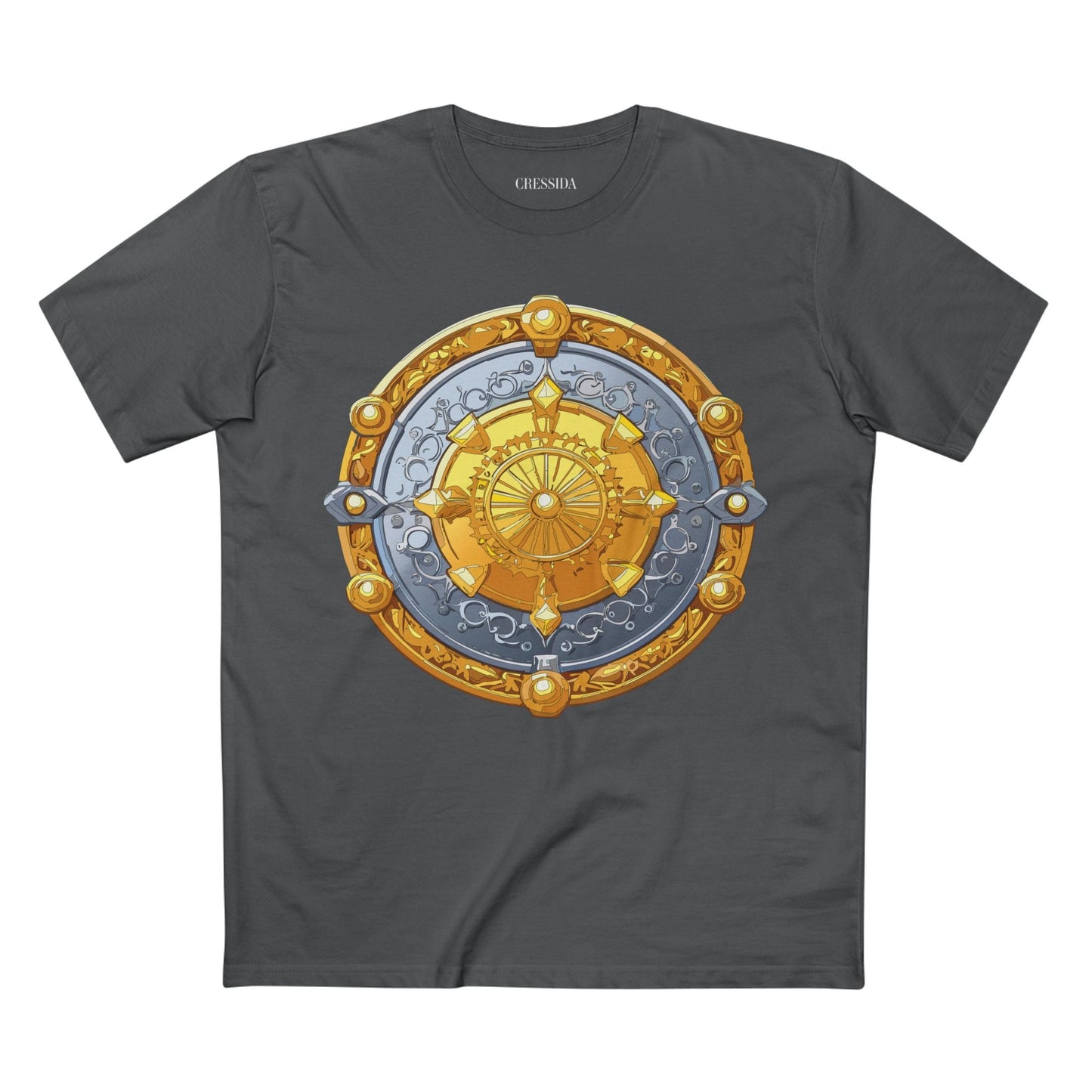 Antique Gold Coin Graphic Design T-Shirt Unisex 100 Cotton With Golden Print Artwork Tee 6