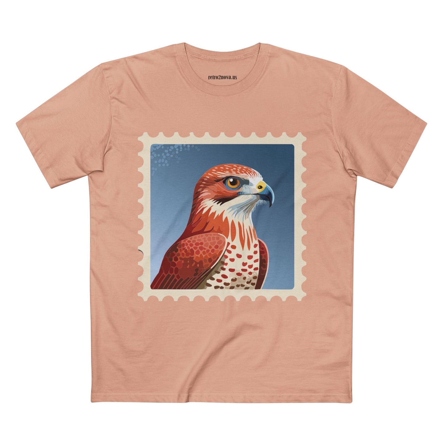 Stamp Shirt Postage Stamp Tee Unisex Premium Cotton Original Art Design Retro2Nova Art Collection