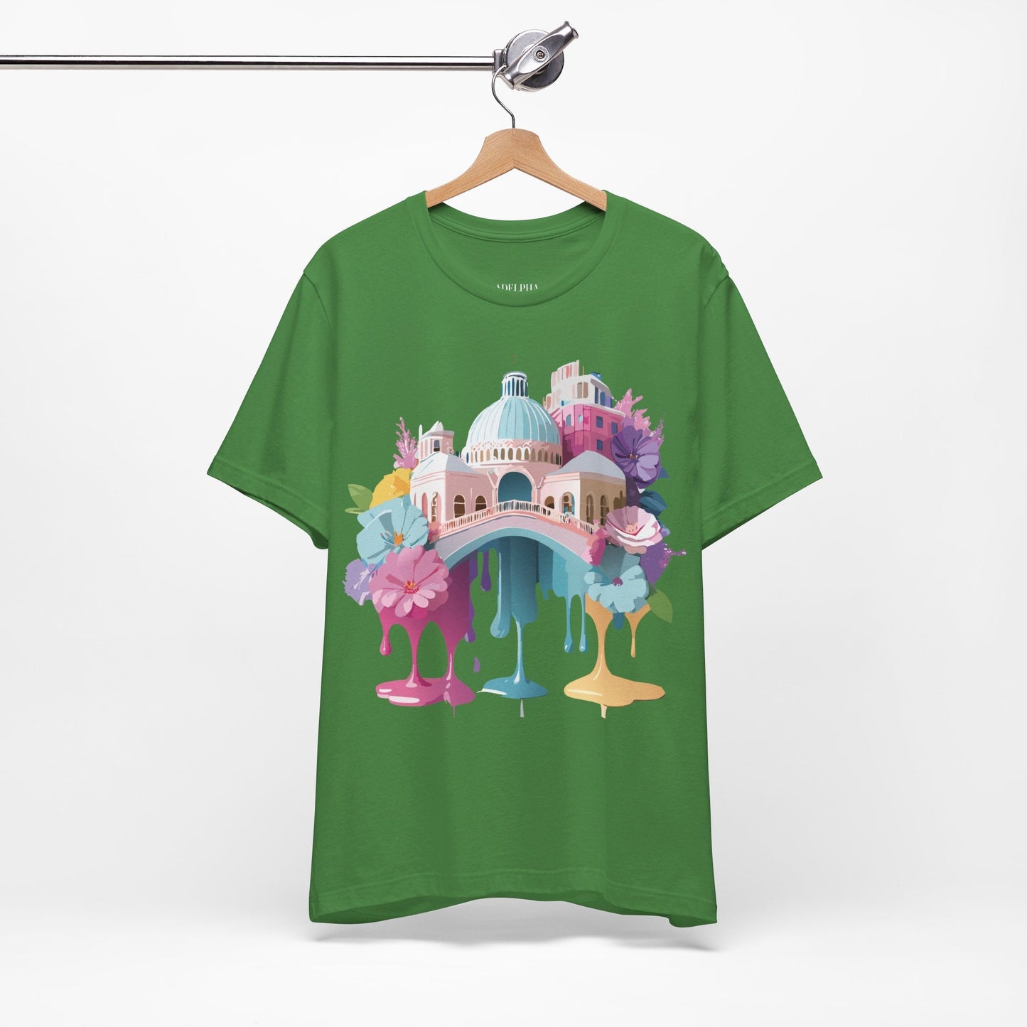 Venice Tourist Graphic Tee Unisex Jersey Short Sleeve Vintage Inspired Artwork Adelpha