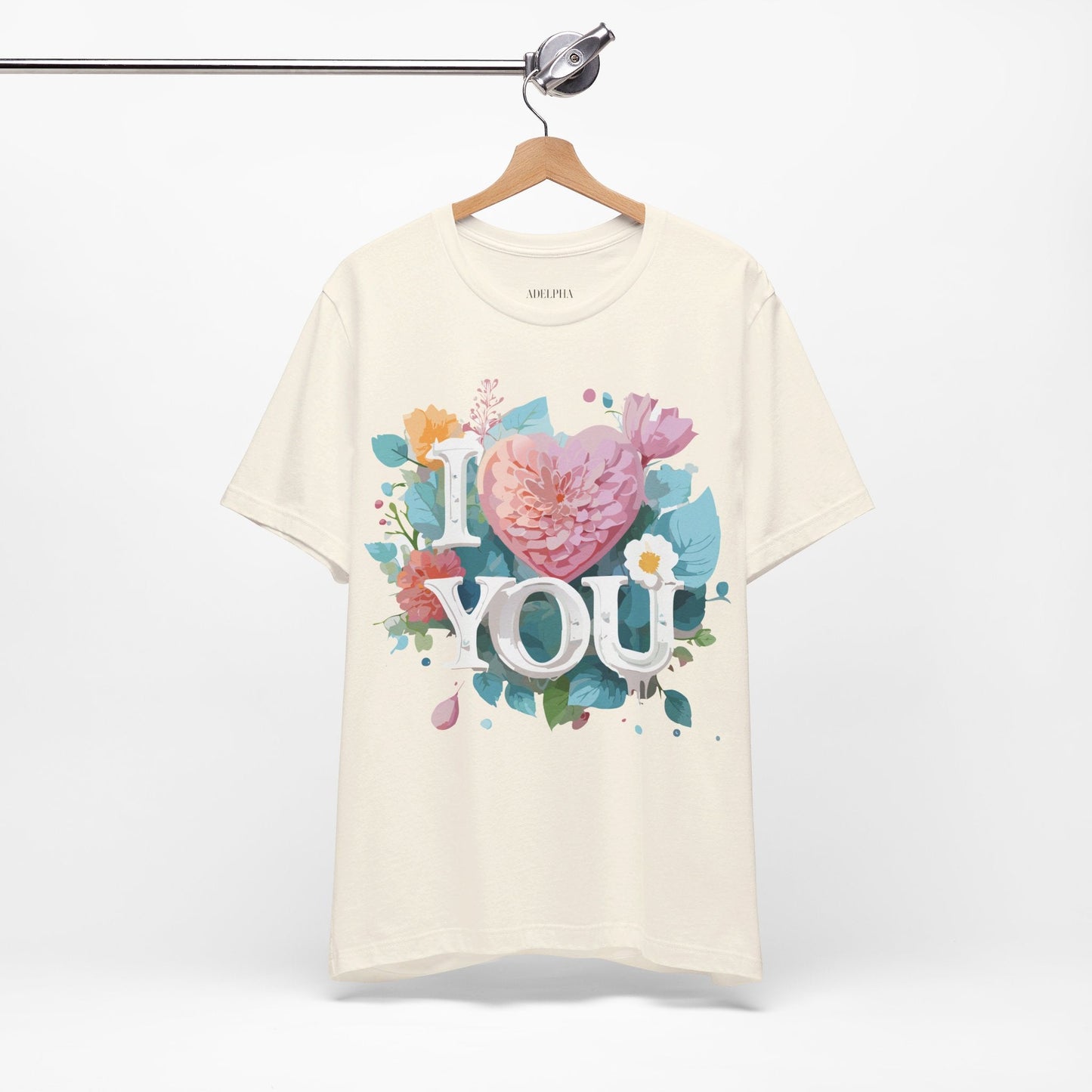 Valentine Graphic T Shirt Unisex Jersey Short Sleeve Tee With Adelpha Artwork Design