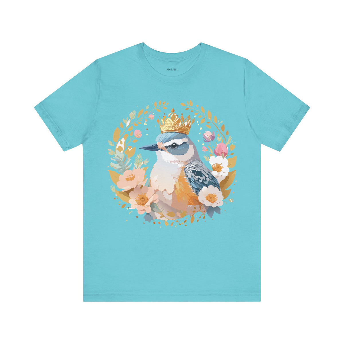 Medallion Graphic Unisex Cotton Bella+Canvas Tee with Art Design d54