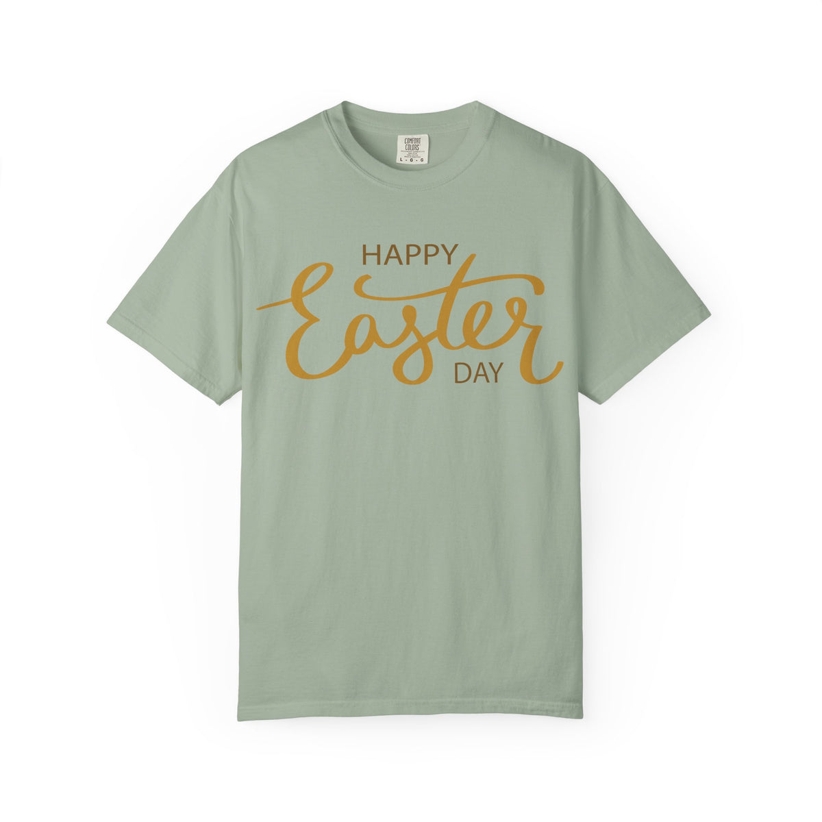Happy Easter Day T-Shirt, Tee Shirt with Easter Signature, T Shirt with Easter Prints, Tee Shirt with Easter Design