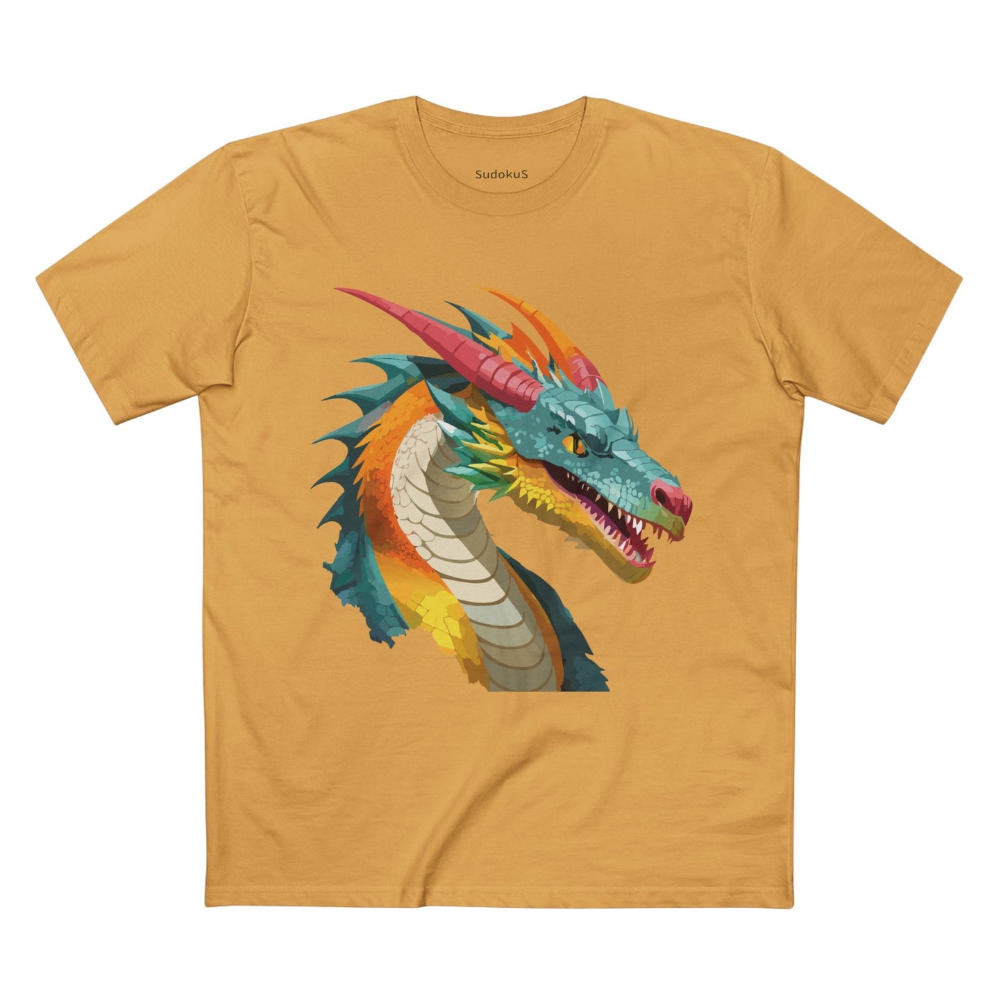 Dragon Graphic Unisex 100 Cotton Staple Tee 11