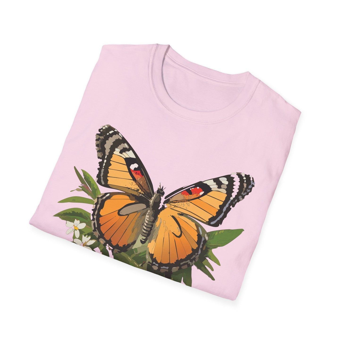 Monarch Butterfly Shirt Unisex Softstyle Tee 100 Percent Ring Spun Cotton Gildan 64000