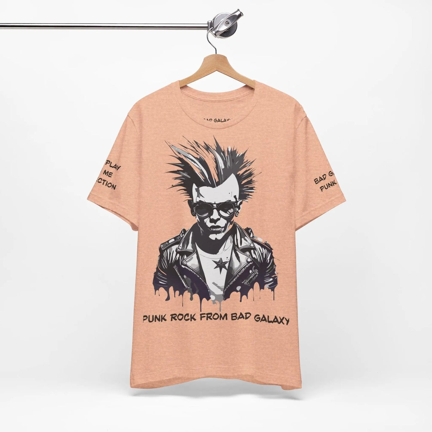 Punk Rock Tee Shirt 100 Percent Cotton Made To Order Eco Friendly Print Free Shipping Limited Time