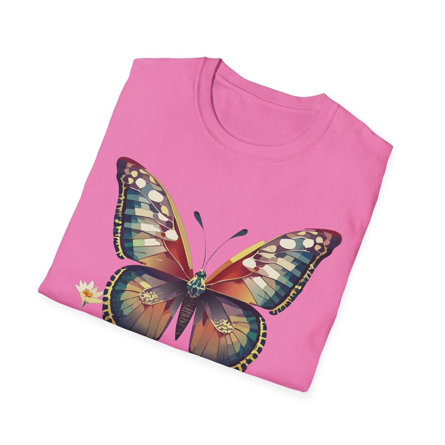 Unisex Butterfly Monarch Shirt Softstyle Tee Gildan 64000 Short Sleeve For Everyday Comfort
