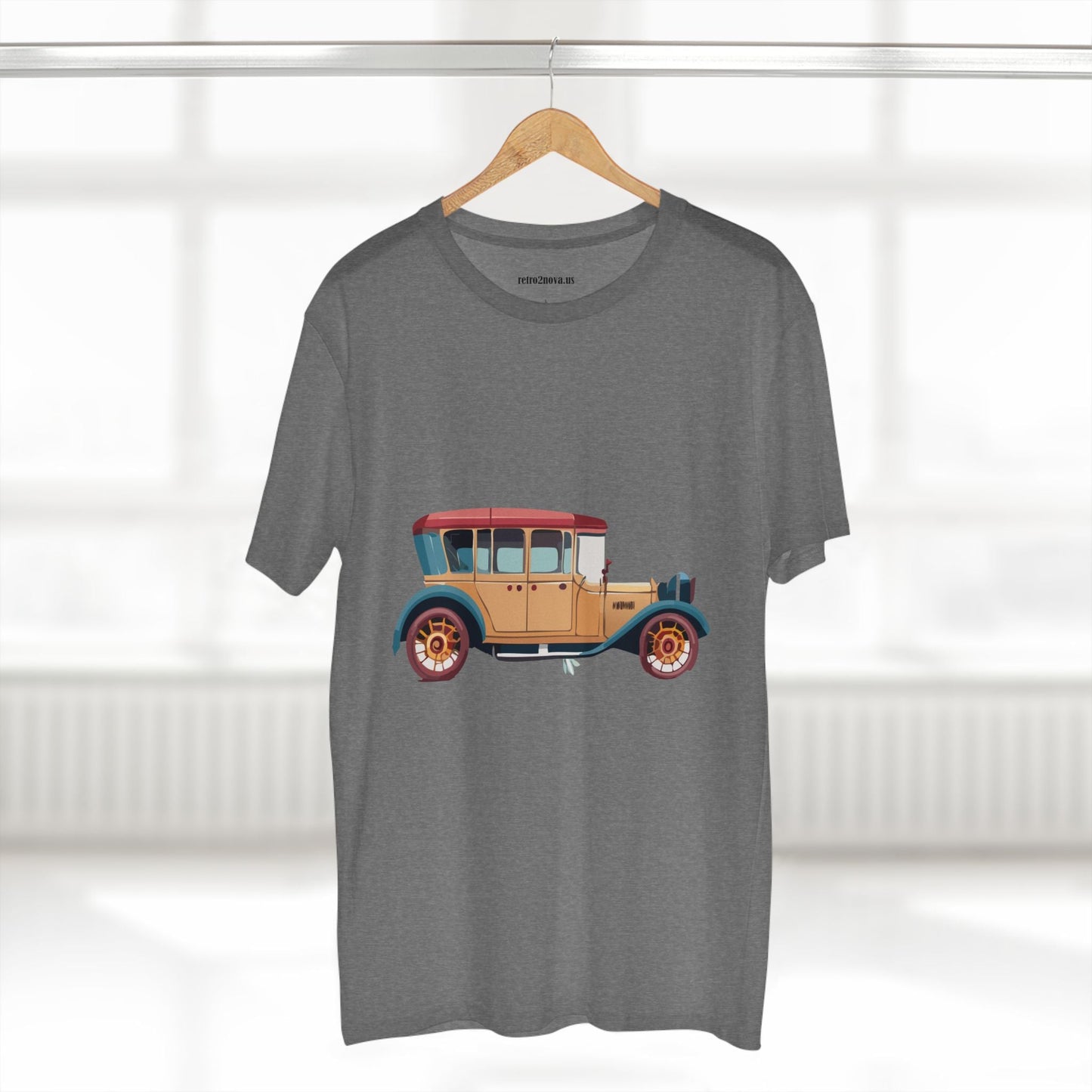 Retro Car Shirts Vintage Car Shirts RC5 Unisex Premium Cotton Art Tee With Original Design