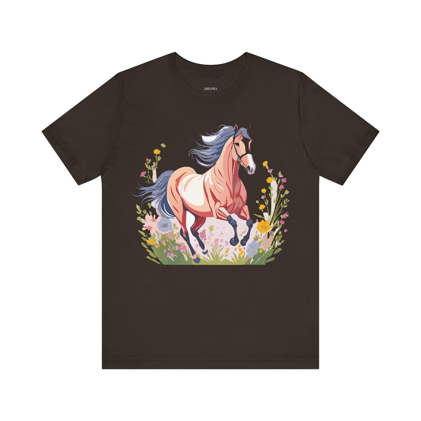 Horse Graphic Unisex 100 Cotton Vintage Animal Art T-Shirt 8