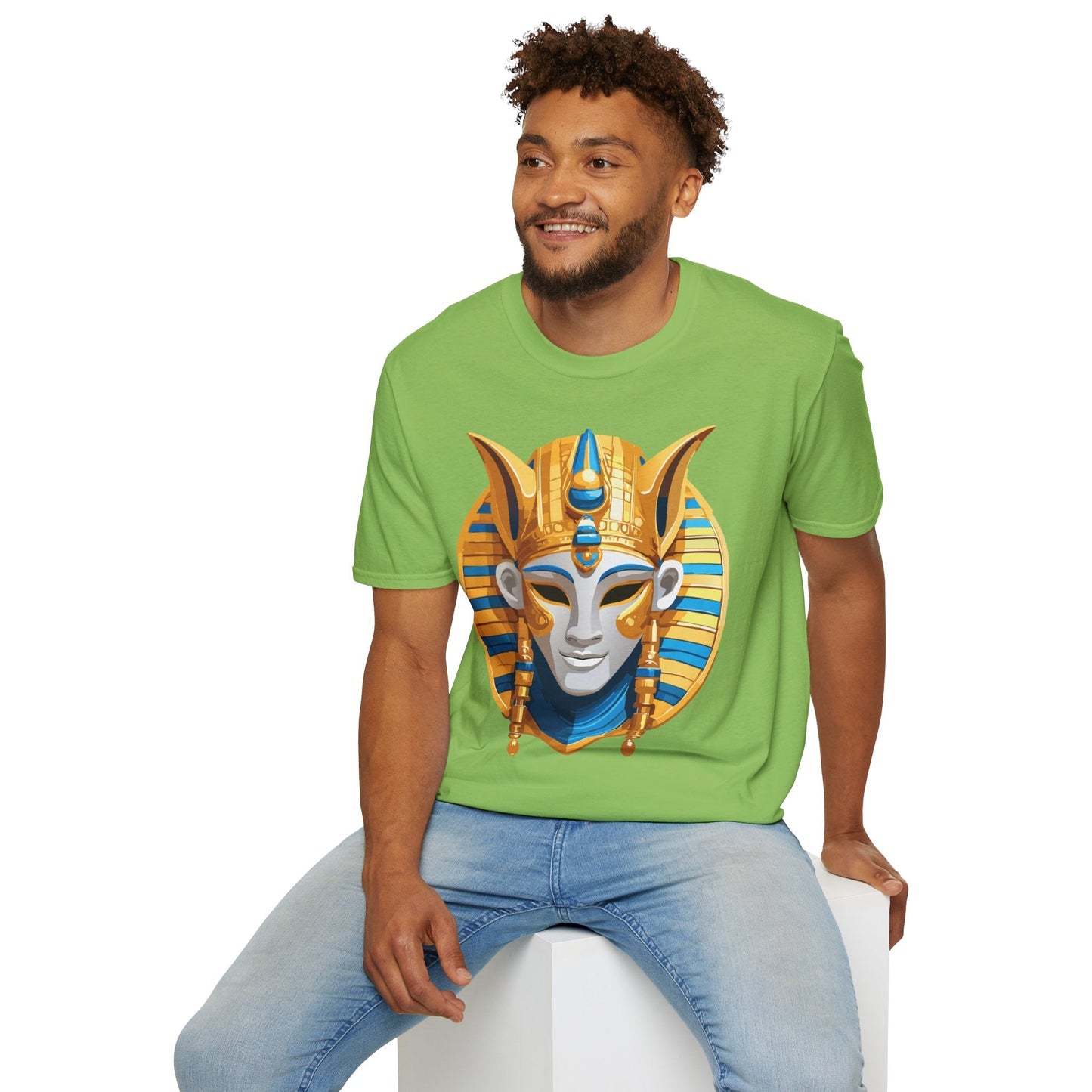 Mask Tee Shirt Unisex Masquerade Design Artwork Gildan Softstyle 64000 Cotton Tee