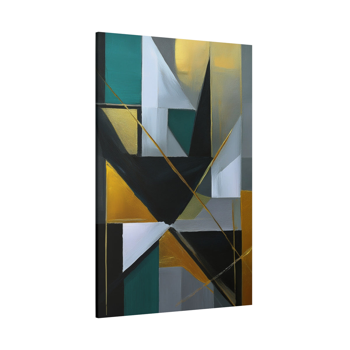 Abstract Geometric Painting Print Canvas 20x24,20x30,24x30 24x32,24x36,30x40 32x48,36x48,40x60 Pine-Wood Inner Frame ABS-77
