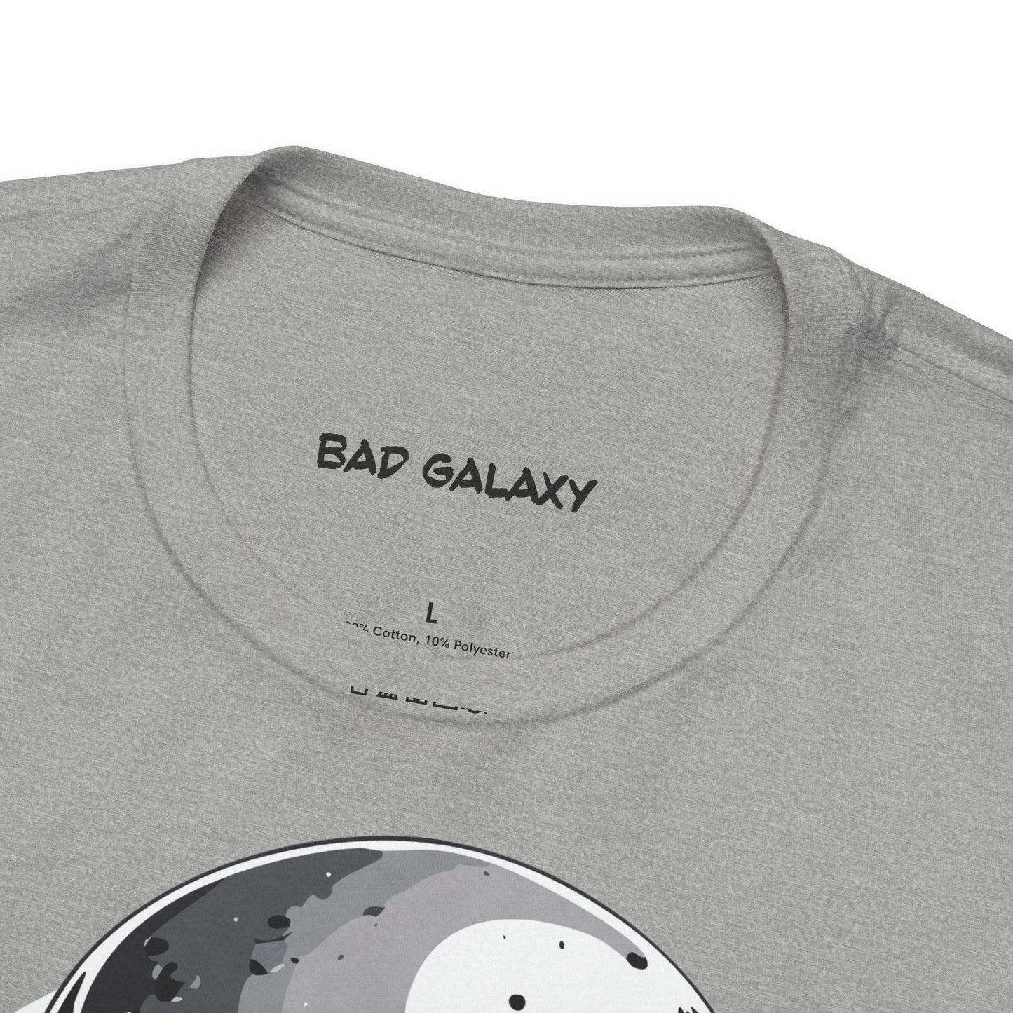 Tee Shirt With Alien From Bad Galaxy Made To Order One Hundred Percent Cotton Eco Inks Free Shipping