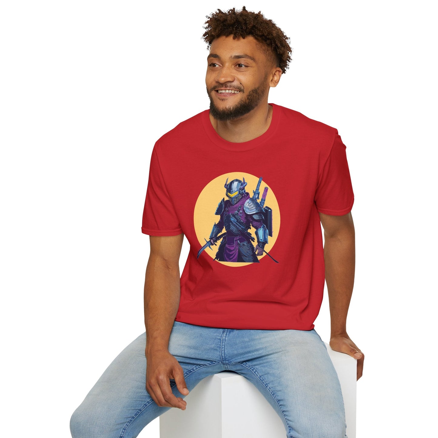 Samurai Shirt Unisex T Shirt Softstyle Gildan 64000 Cotton Tee Breathable Comfortable