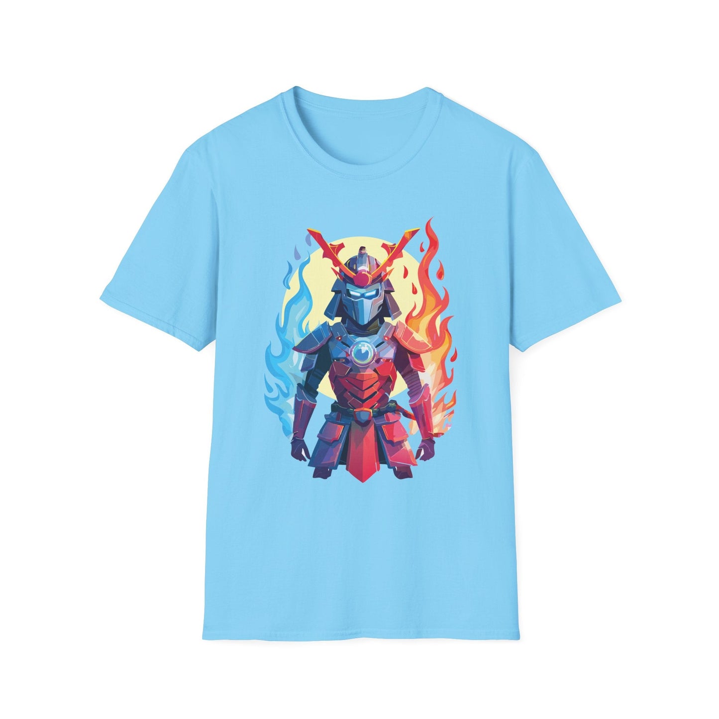 Samurai Shirt Unisex T Shirt Softstyle Ring Spun Cotton Gildan 64000 100 Percent Cotton Tee